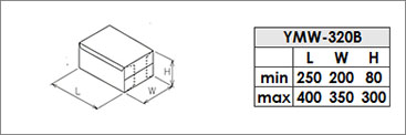 YMW-320B寸法